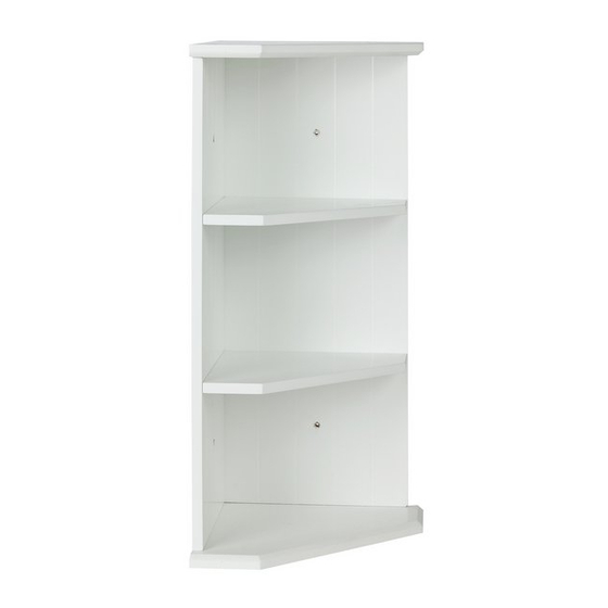 Argos Home Tongue and Groove Corner Shelf 488/2884 Assembly Instructions Manual