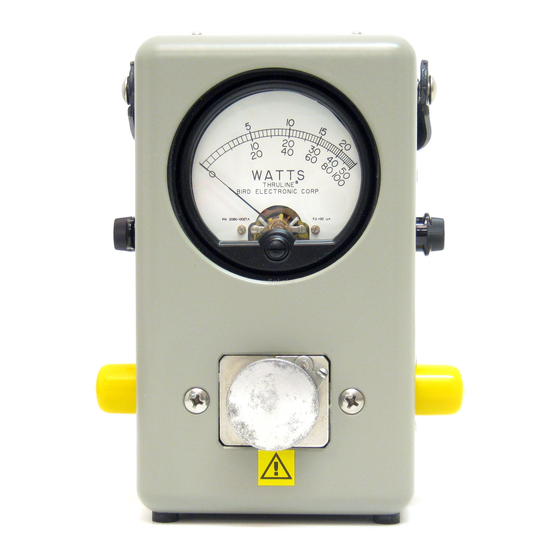 BIRD THRULINE 43 Series Instruction Book