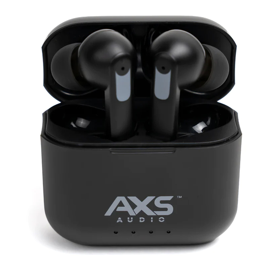 AXS AUDIO Earbuds User Manual