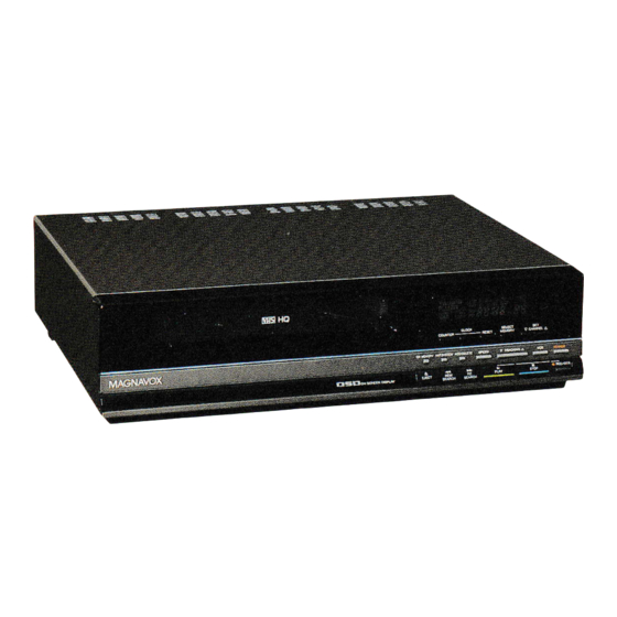 Magnavox VR9622AT01 Operating Instructions Manual
