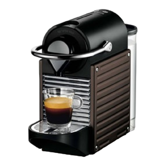 Krups Nespresso PIXIE YY1204FD Instruction Manual