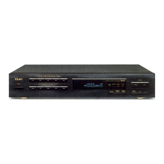 Teac T-X110 Service Manual