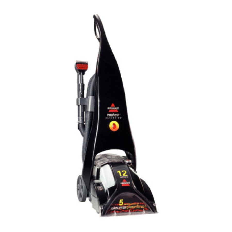 Bissell ProHeat ClearView, 1699 / 8905 Series Manual