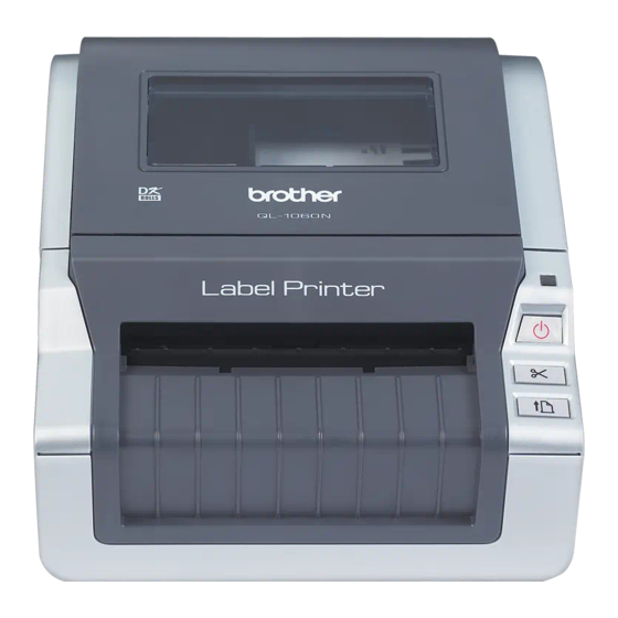 Brother &amp;trade; QL-1060N User Manual