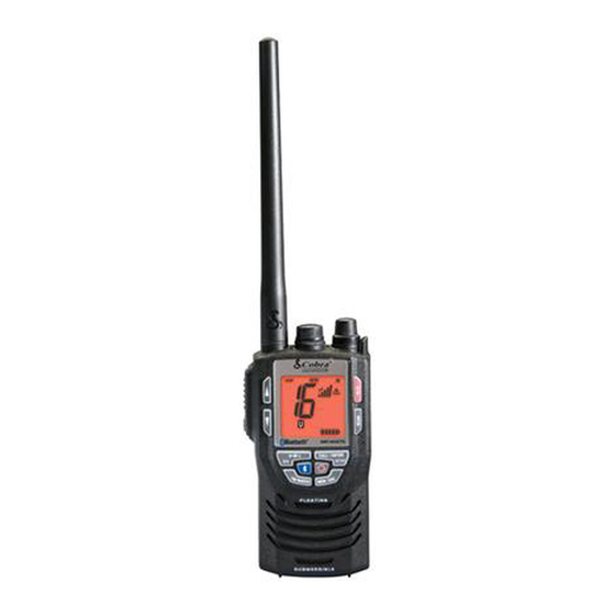Cobra Marine MR HH475 FLT BT Manual Del Propietario