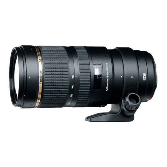 Tamron A009 User Manual