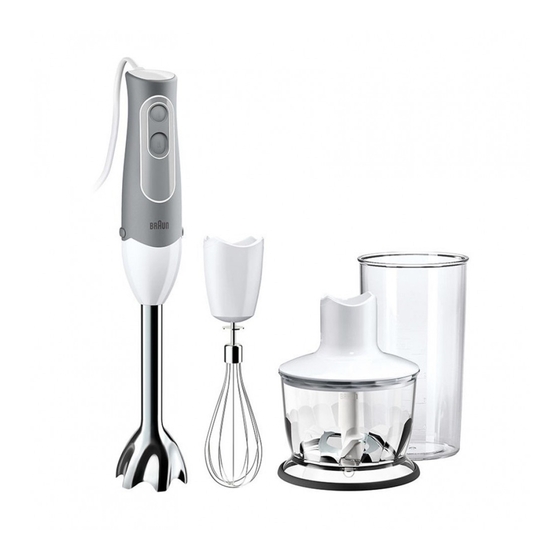 Braun Multiquick 5 Series Quick Start Manual