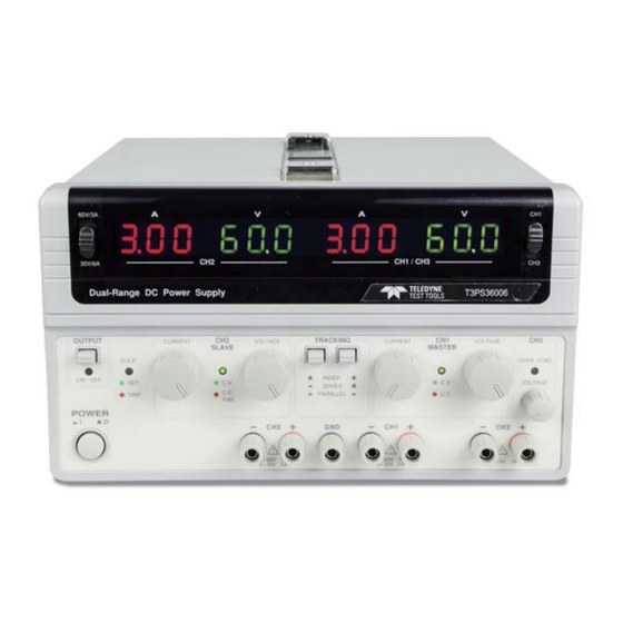 Teledyne T3PS36006 Quick Start Manual