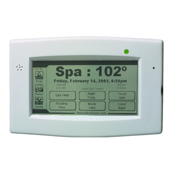 INNOVATIVE POOL PRODUCTS Smart Touch LE Owner's Manual
