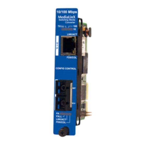 IMC Networks iMcV-MediaLinX TX/SSFX Installation Manual