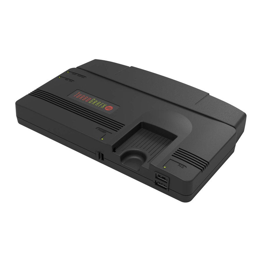 Konami Turbo Grafx-16 Instructions Manual