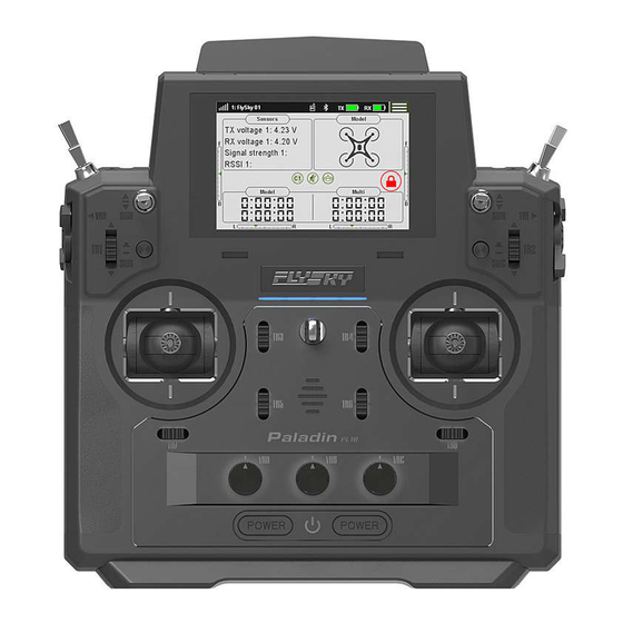 FlySky Paladin PL18 EV Quick Start Manual