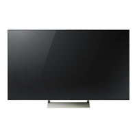 Sony Bravia 65X9300E Setup Manual