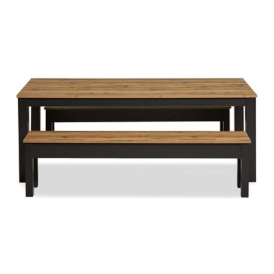 Next BRONX XL BENCH SET Assembly Instructions Manual