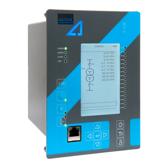 Arcteq AQ-T216 Instruction Manual
