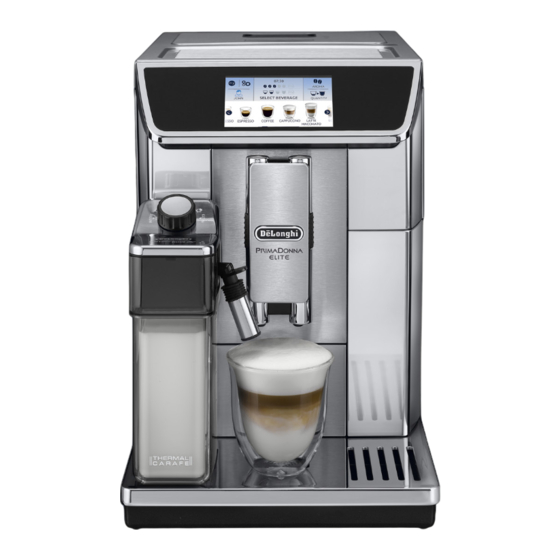 DèLonghi PRIMADONNA ELITE ECAM65 75 Series Manuals