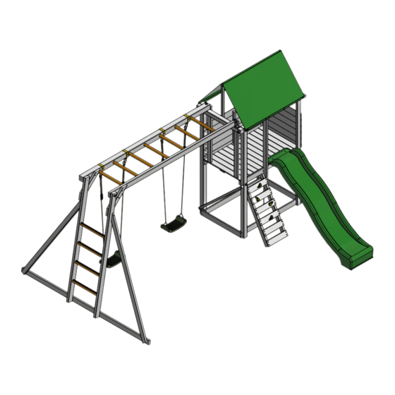 Dunster House SquirrelFort Climbing Frame Manuals