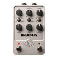 Universal Audio UAFX Knuckles '92 Manual