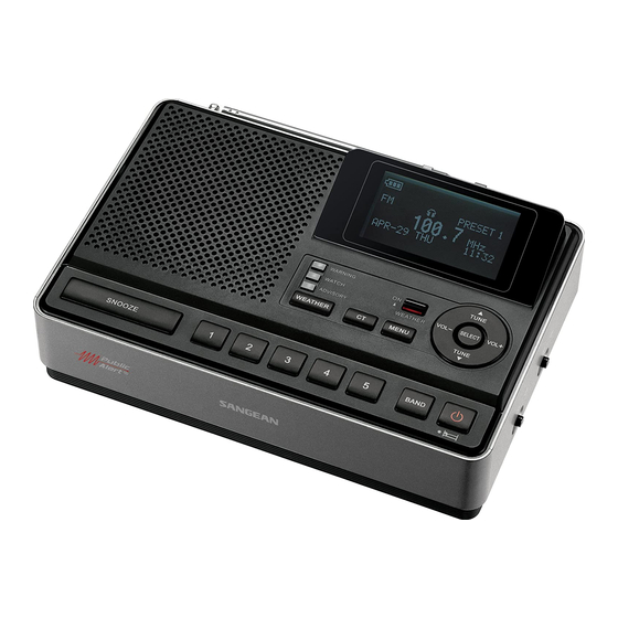 Sangean CL-100 Product Description & Features