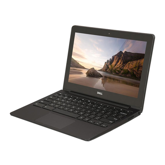 Dell Chromebook 11 Quick Start Manual