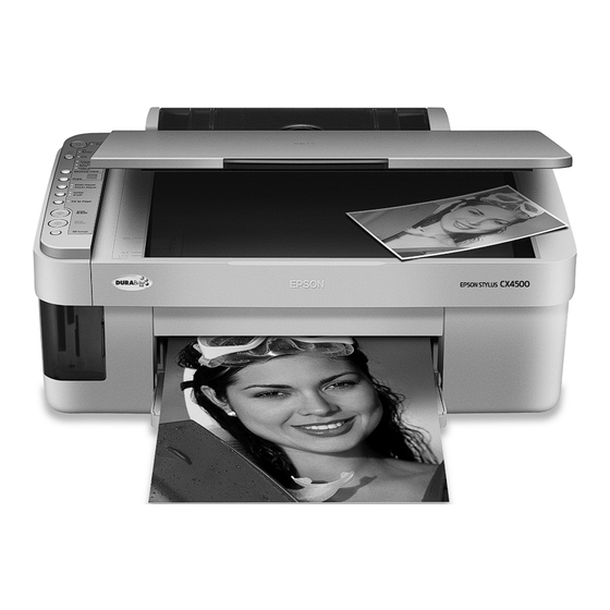 Epson Stylus CX3500 Quick Reference Manual