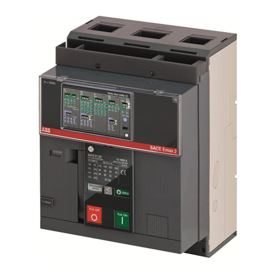 ABB SACE Emax 2 Manual