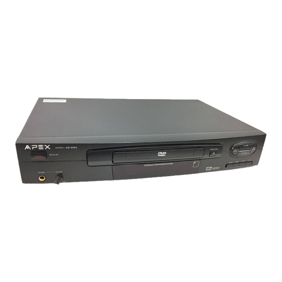 Apex Digital AD-500A User Manual