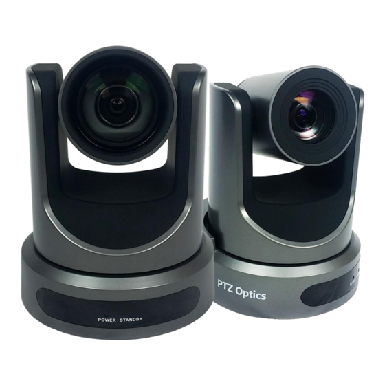 PTZOptics PT20X-SDI-GY-G2 Camera Manuals