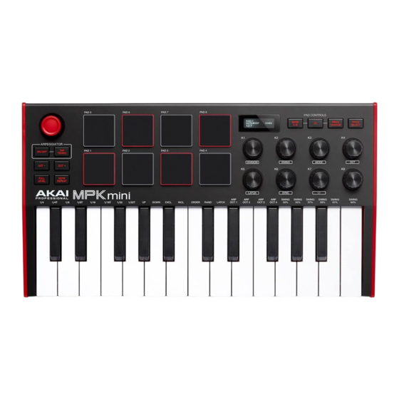 Akai MPK mini MK3 Service Manual