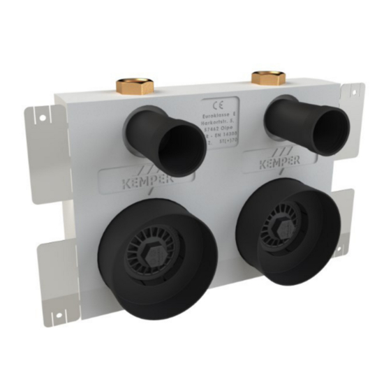 Kemper ECO-DUO HWW Installation And Operating Instructions Manual