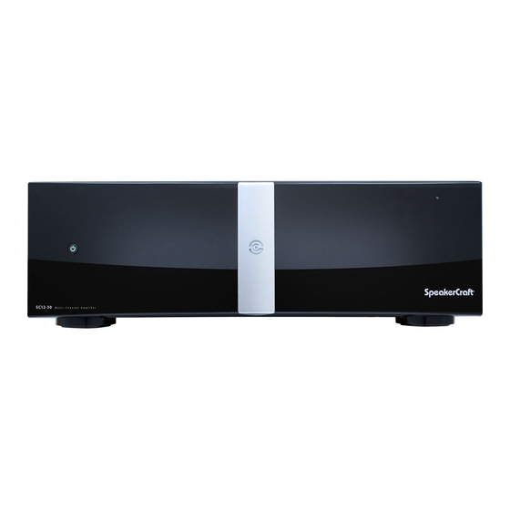 SpeakerCraft SC12-30 Manuals