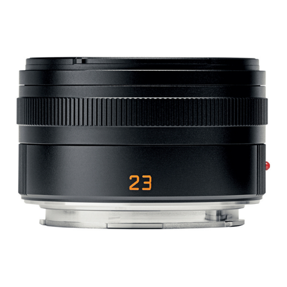 Leica SUMMICRON-T 23 mm f/2 ASPH. Technical Data