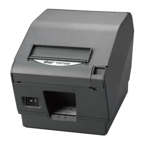 Star TSP700 SERIES User Manual
