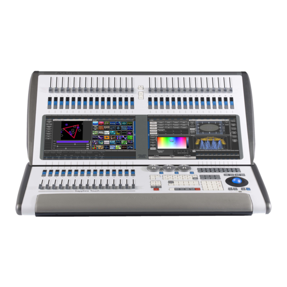 Avolites Sapphire Touch Operator's Manual
