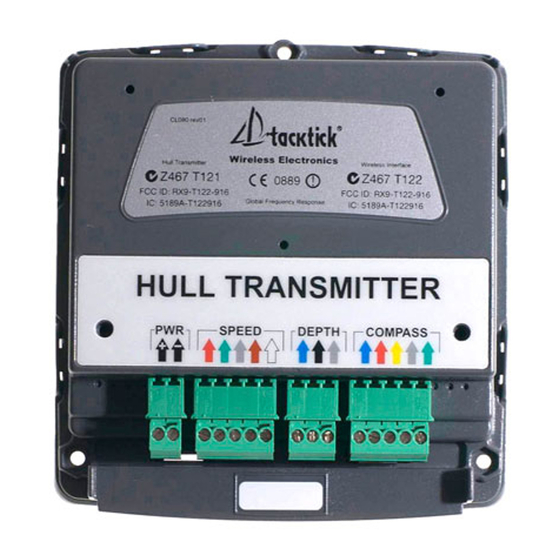 Tacktick Hull Transmitter Quick Start Manual