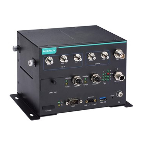 Moxa Technologies UC-8540 Series Quick Installation Manual