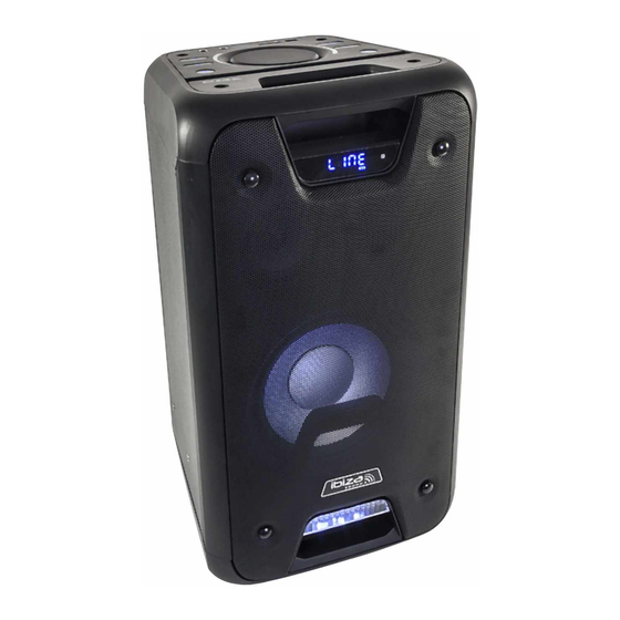 Ibiza STANDUP-DJ-MKII 300w LED Soundbox with Bluetooth, USB, Mic