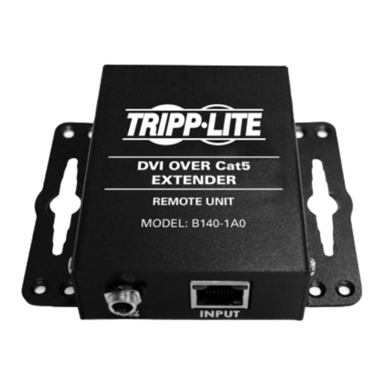 Tripp Lite DisplayPort B156-002-DVI Owner's Manual