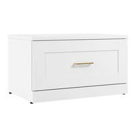 BUSH FURNITURE Hampton Heights HHS430WH Assembly Manual
