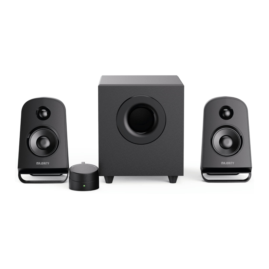 MAJORITY DX20 - PC Speakers Manual