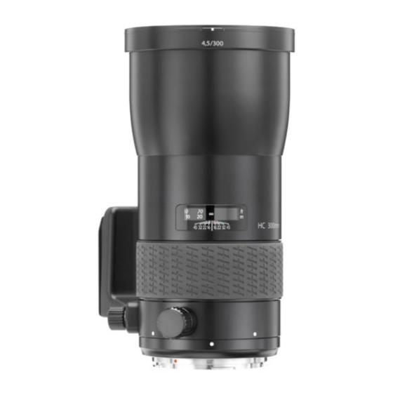 Hasselblad HC 4.5/300 Specification Sheet