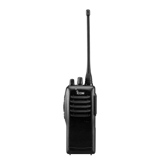 Icom IC-F21 Service Manual