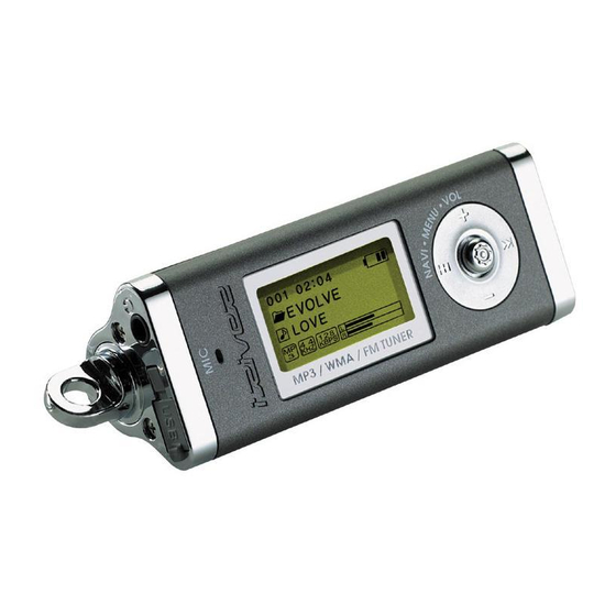 IRiver iFP-120 Instruction Manual