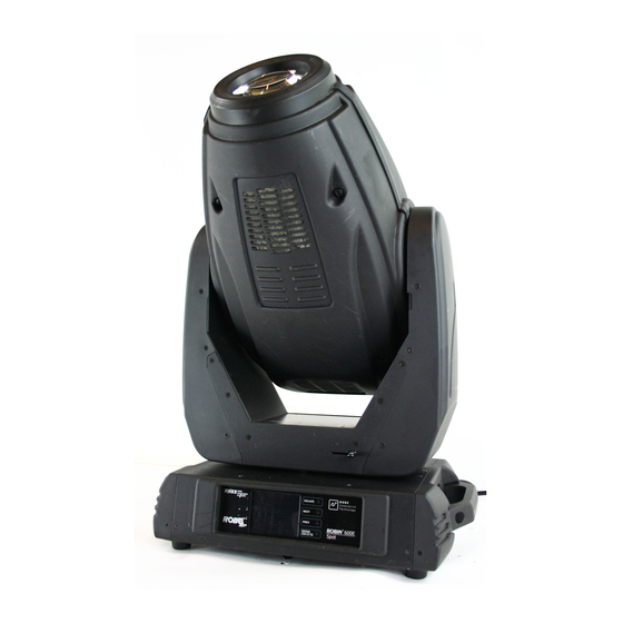 Robe Robin 600E Wash User Manual
