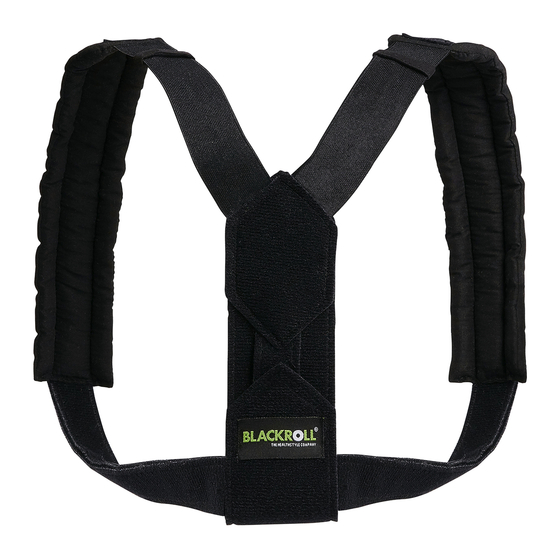 BLACKROLL POSTURE 2.0 Manual