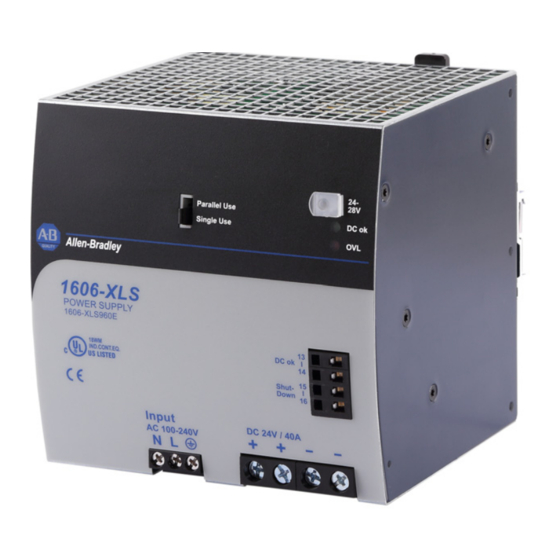 Rockwell Automation Allen-Bradley 1606-XLS960E Manuals