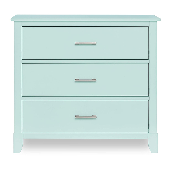 Dream On Me UNIVERSAL 3 DRAWERS Assembly Instructions Manual