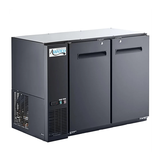 Avantco 178UBB378 User Manual