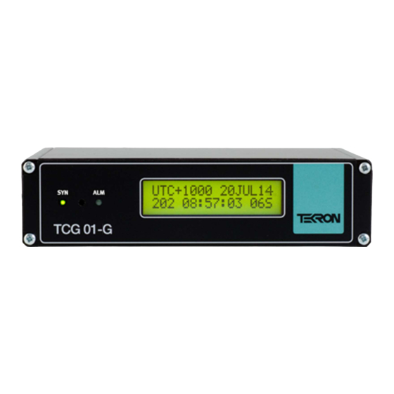 Tekron TCG 01-G User Manual
