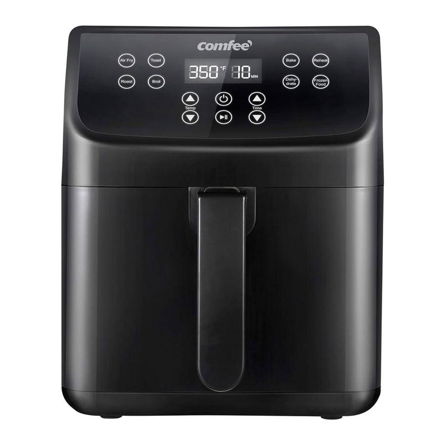 Comfee CFY55T6ABB - 5.8 Qt Digital Air Fryer Manual